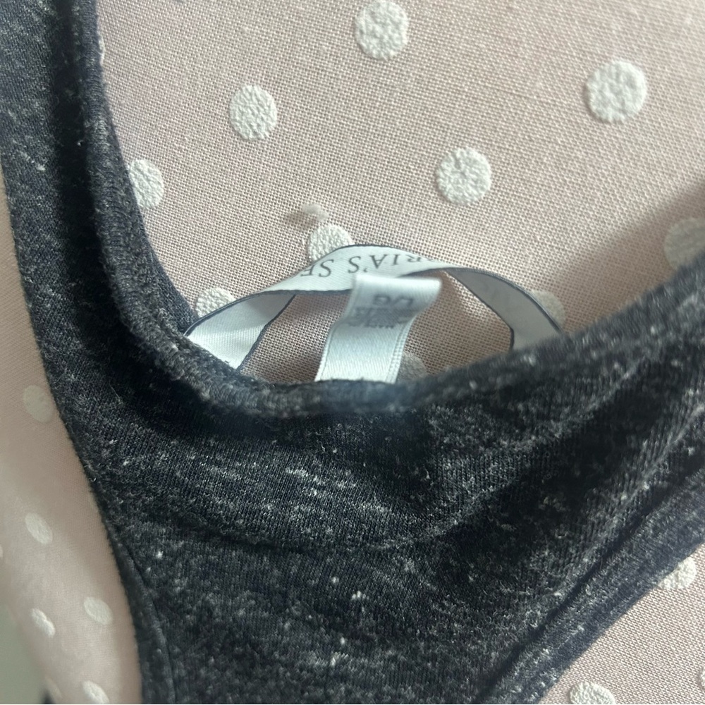 Women's Dark Grey Tank Top A4 - Picture 4 of 4